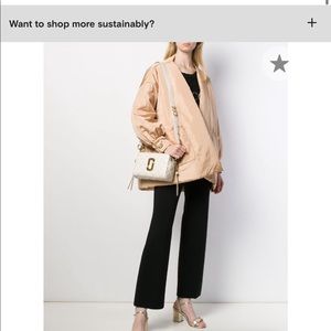 Marc Jacobs quilted lamb skin with gold hardware